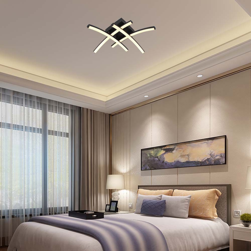 LED Mennyezeti lámpa LED/24W/230V 3000K fekete