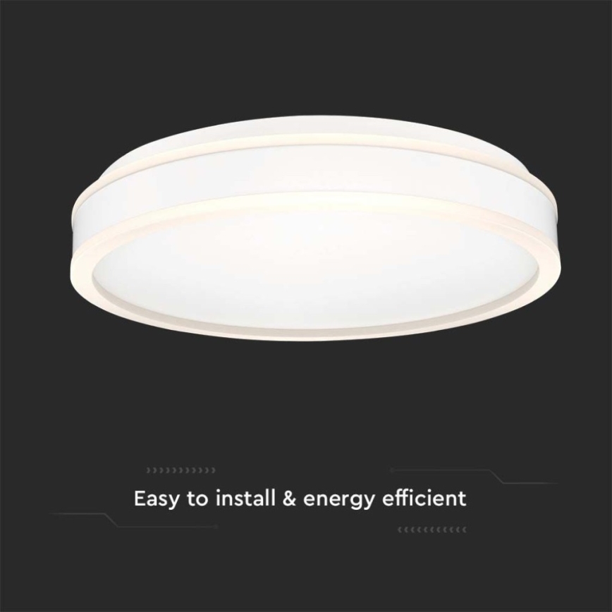 LED Mennyezeti lámpa LED/24W/230V 4000K átm. 45 cm fehér