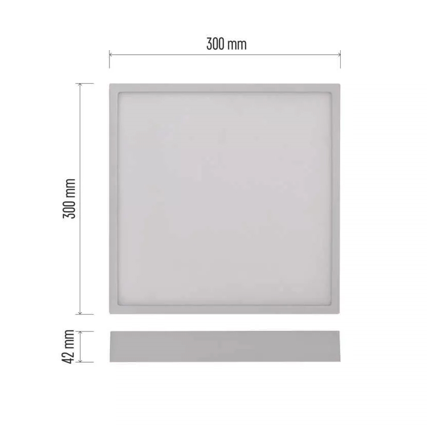 LED Mennyezeti lámpa NEXXO LED/28,5W/230V 3000/3500/4000K 30x30 cm fehér