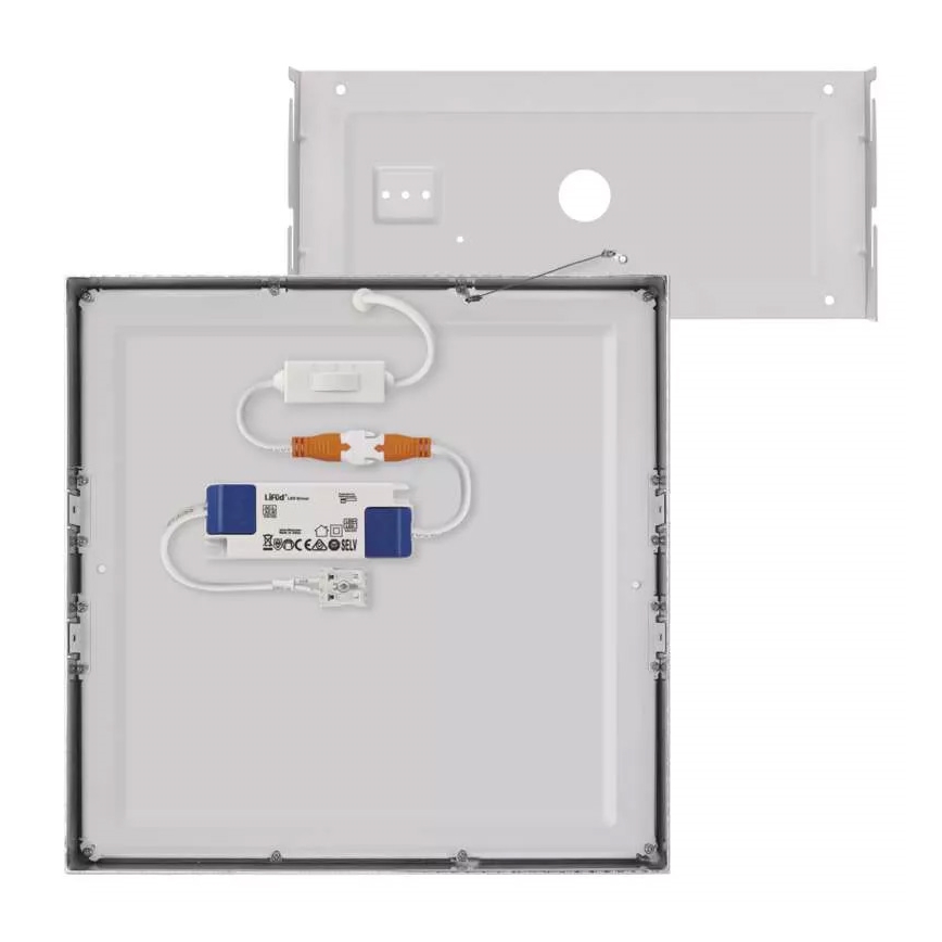 LED Mennyezeti lámpa NEXXO LED/28,5W/230V 3000/3500/4000K 30x30 cm matt króm