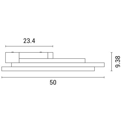 LED Mennyezeti lámpa LED/30W/230V 3000/4000/6000K fehér