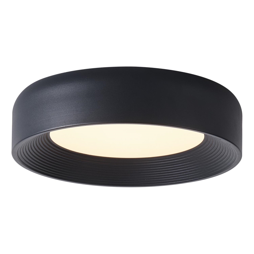 LED Mennyezeti lámpa LED/30W/230V 3000K fekete átm. 40 cm