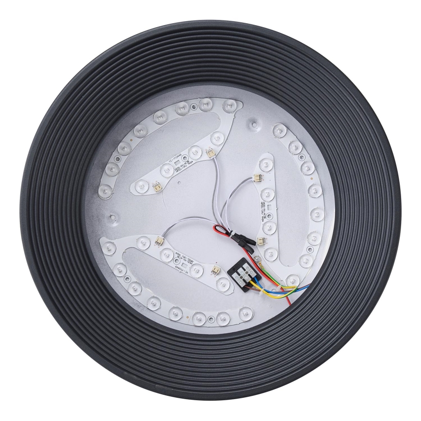 LED Mennyezeti lámpa LED/30W/230V 3000K fekete átm. 40 cm