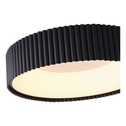 LED Mennyezeti lámpa LED/30W/230V 3000K fekete átm. 46 cm
