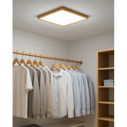 LED mennyezeti lámpa LED/32W/230V 3000/4000/6500K 40x40 cm bézs