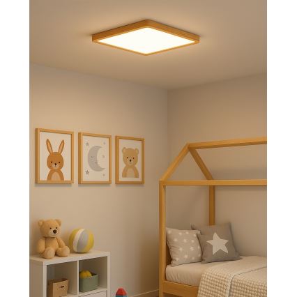LED mennyezeti lámpa LED/32W/230V 3000/4000/6500K 40x40 cm bézs