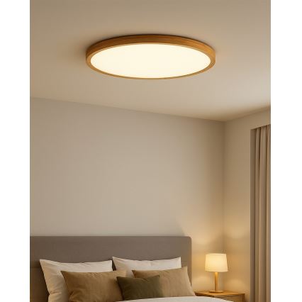 LED mennyezeti lámpa LED/32W/230V 3000/4000/6500K átm. 40 cm bézs