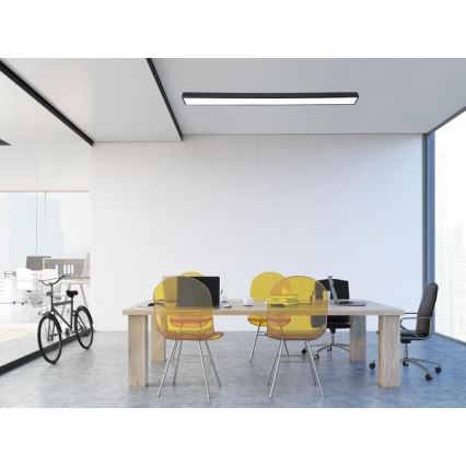 LED Mennyezeti lámpa LED/32W/230V 4000K 120x7 cm fekete