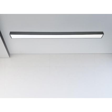 LED Mennyezeti lámpa LED/32W/230V 4000K 120x7 cm fekete