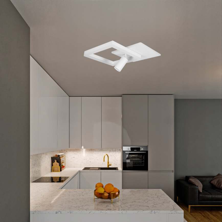 LED mennyezeti lámpa LED/38W/230V + 1xGU10/30W fehér