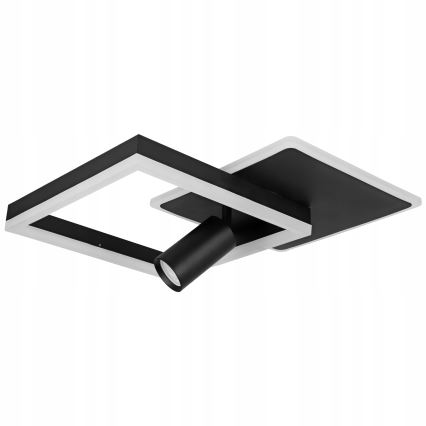 LED mennyezeti lámpa LED/38W/230V + 1xGU10/30W fekete