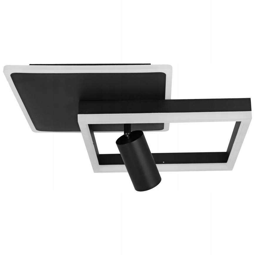 LED mennyezeti lámpa LED/38W/230V + 1xGU10/30W fekete