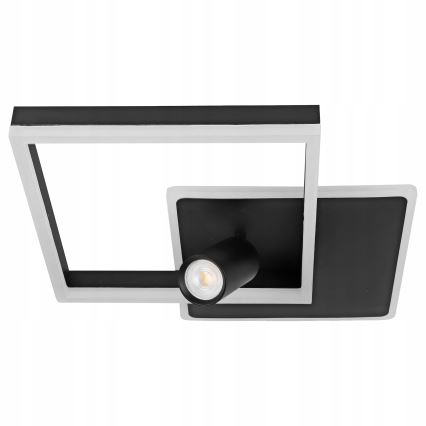 LED mennyezeti lámpa LED/38W/230V + 1xGU10/30W fekete