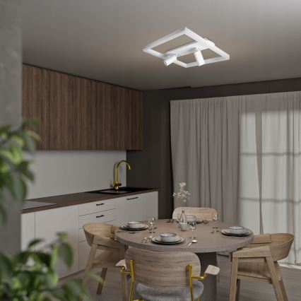 LED mennyezeti lámpa LED/38W/230V + 2xGU10/30W fehér