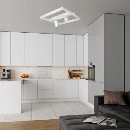 LED mennyezeti lámpa LED/38W/230V + 2xGU10/30W fehér