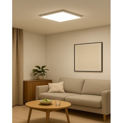 LED mennyezeti lámpa LED/40 W/230 V 3000/4000/6500 K 50x50 cm fehér