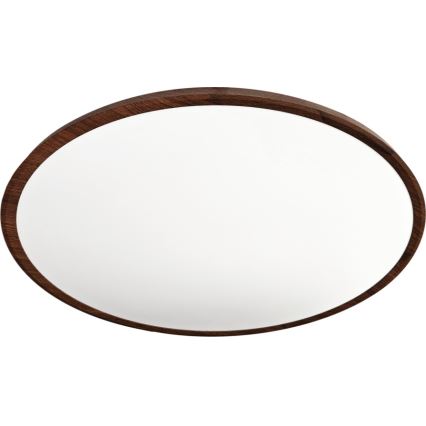 LED mennyezeti lámpa LED/40W/230V 3000/4000/6500K átm. 50 cm barna