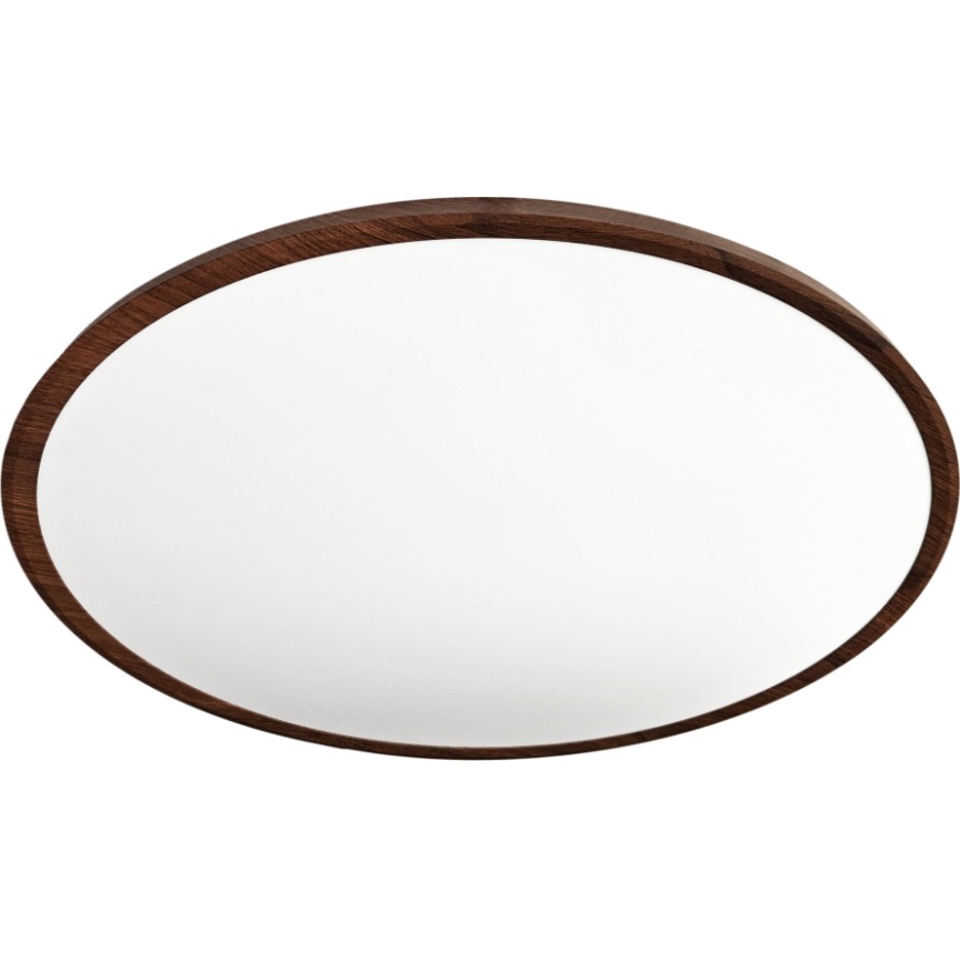 LED mennyezeti lámpa LED/40W/230V 3000/4000/6500K átm. 50 cm barna
