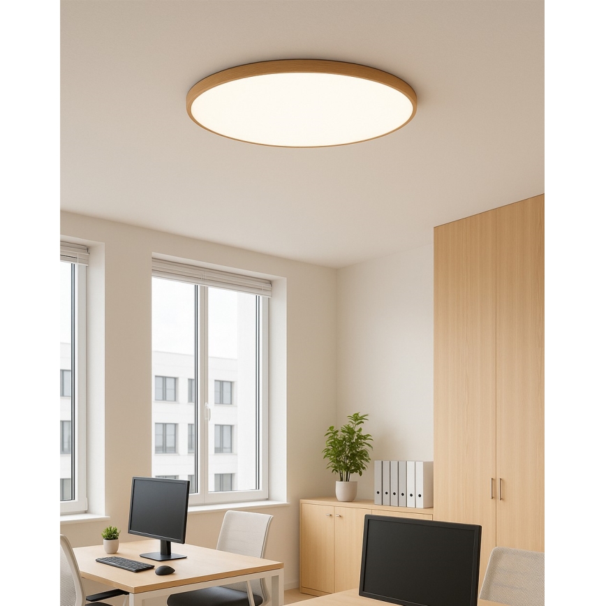 LED mennyezeti lámpa LED/40W/230V 3000/4000/6500K átm. 50 cm bézs