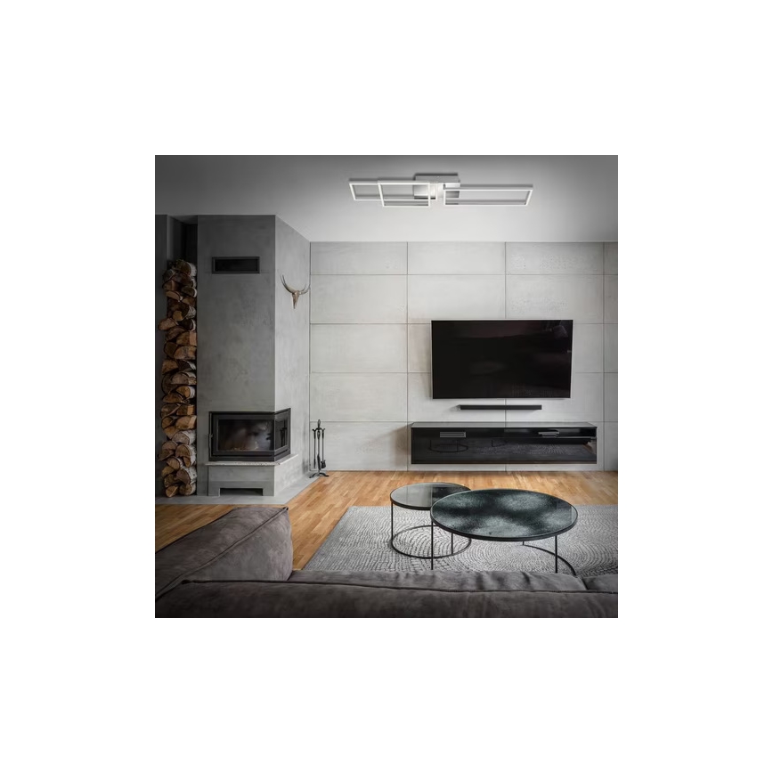 LED mennyezeti lámpa LED/42W/230V 3000K matt króm