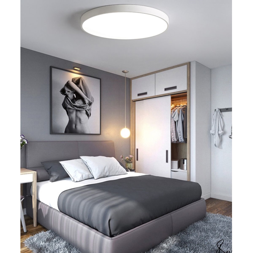 LED Mennyezeti lámpa LED/50W/230V 4000K átm. 50 cm fehér