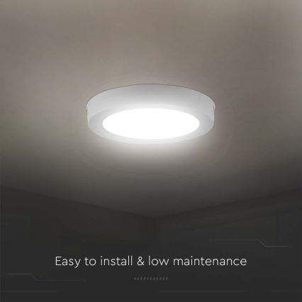 LED Mennyezeti lámpa LED/6W/230V 3000K átm. 12 cm fehér