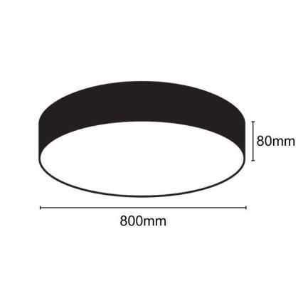 LED Mennyezeti lámpa LED/70W/230V 4000K átm. 80 cm
