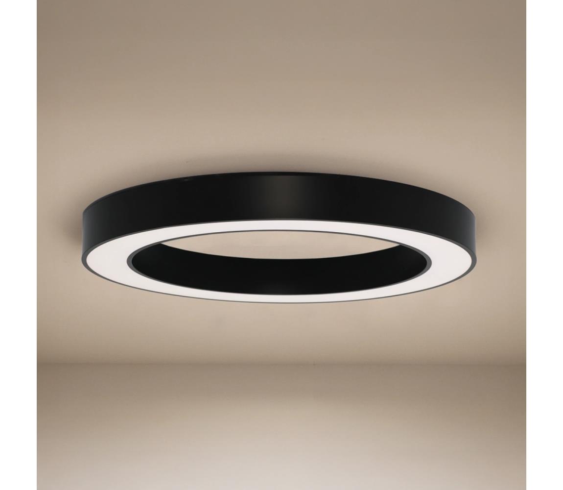 LED mennyezeti lámpa LED/80W/230V 3000/4000/6500K átm. 80 cm fekete CL7432