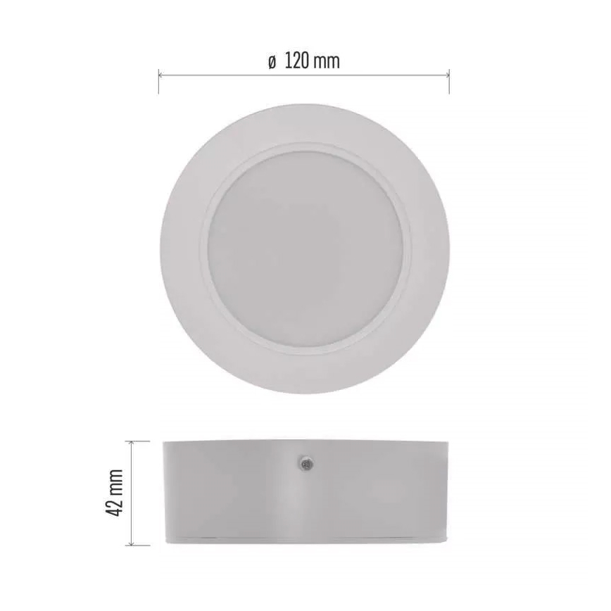 LED Mennyezeti lámpa LED/9W/230V á. 12 cm fehér