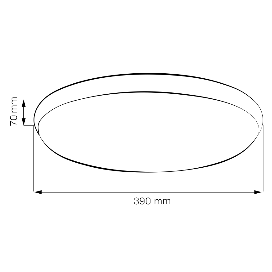LED mennyezeti lámpa LIBRA LED/24W/230V 4000K átm. 39 cm arany