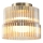 LED mennyezeti lámpa LUXE LED/12W/230V, átm. 14,8 cm, sárgaréz
