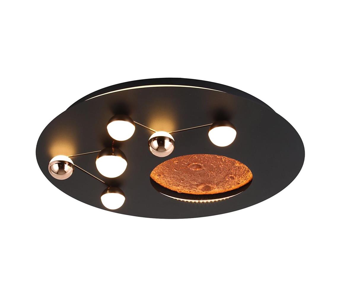 LED mennyezeti lámpa MARS LED/48W/230V 3000K fekete 701CHD1686