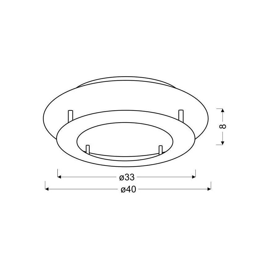LED Mennyezeti lámpa MERLE LED/18W/230V