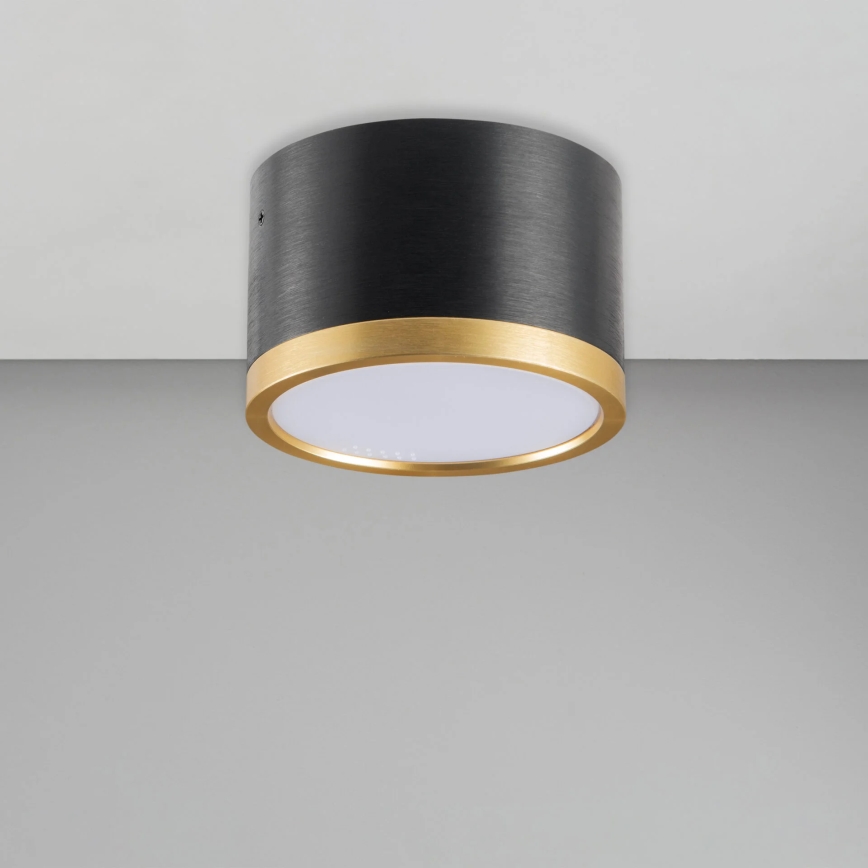 LED Mennyezeti lámpa MIRELLA 1xGX53/6W/230V fekete/arany