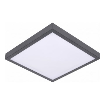 LED mennyezeti lámpa mozgás- és alkonyatérzékelővel VITALI LED/24W/230V 4000K 33x33 cm antracit