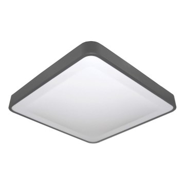 LED mennyezeti lámpa mozgás- és alkonyérzékelővel WILTON LED/24W/230V 4000K 33x33 cm antracit
