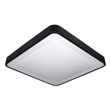 LED mennyezeti lámpa mozgás- és szürkületérzékelővel WILTON LED/24W/230V 4000K 33x33 cm fekete
