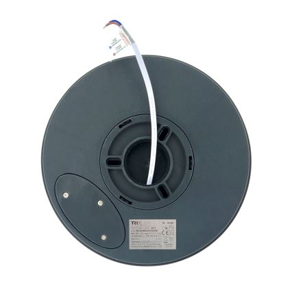 LED fürdőszobai mennyezeti lámpatest mozgásérzékelővel LED/20W/230V 3000/4000/6500K átm. 23 cm IP54 antracit