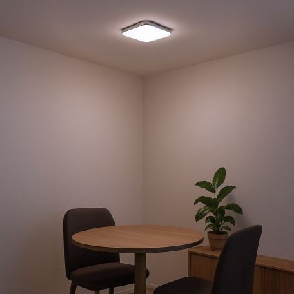 LED mennyezeti lámpa NEMO LED/11W/230V 26x26 cm fényes króm