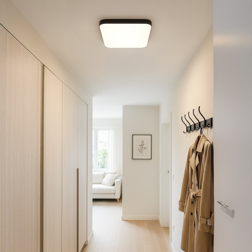 LED mennyezeti lámpa NEMO LED/36W/230V 50x50 cm fekete