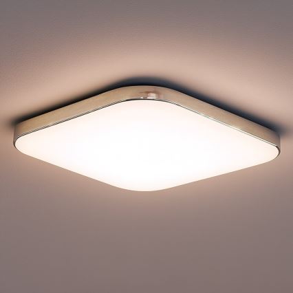 LED mennyezeti lámpa NEMO LED/36W/230V 50x50 cm fényes króm