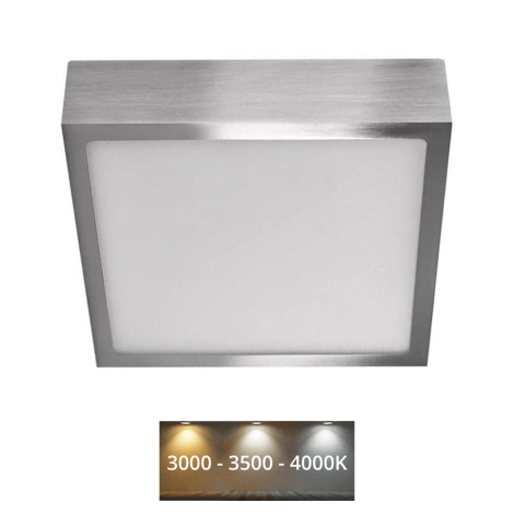 LED Mennyezeti lámpa NEXXO LED/12,5W/230V 3000/3500/4000K 17x17 cm króm