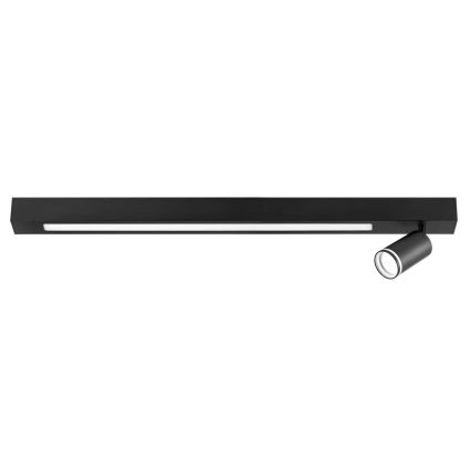 LED Mennyezeti lámpa PÁRIZS LED/24W/230V + 1xGU10/10W fekete