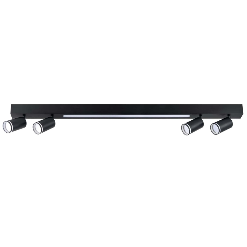 LED Mennyezeti lámpa PÁRIZS LED/24W/230V + 4xGU10/10W fekete