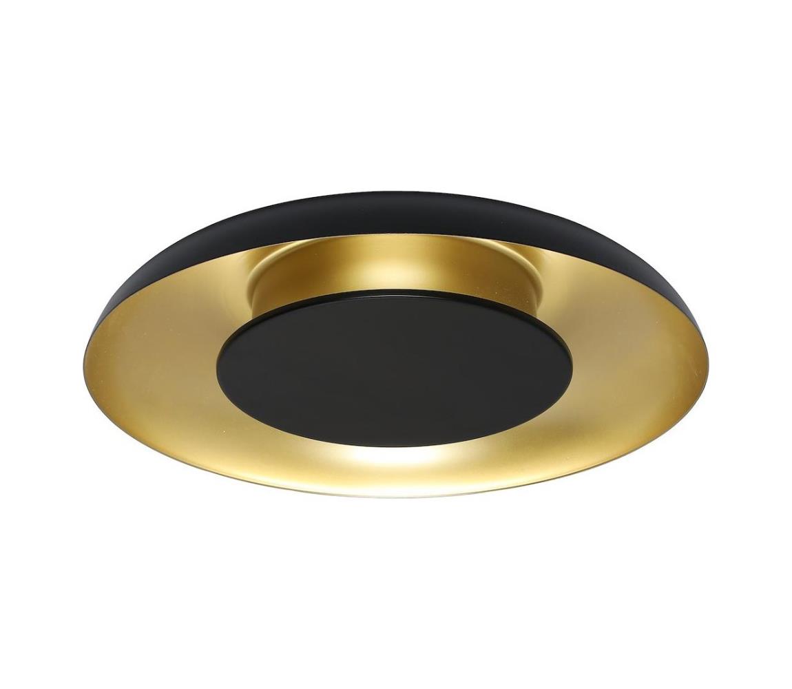 LED mennyezeti lámpa PIATTINO LED/30W/230V 3000/4000/6000K Ø 40 cm fekete/arany ML1812