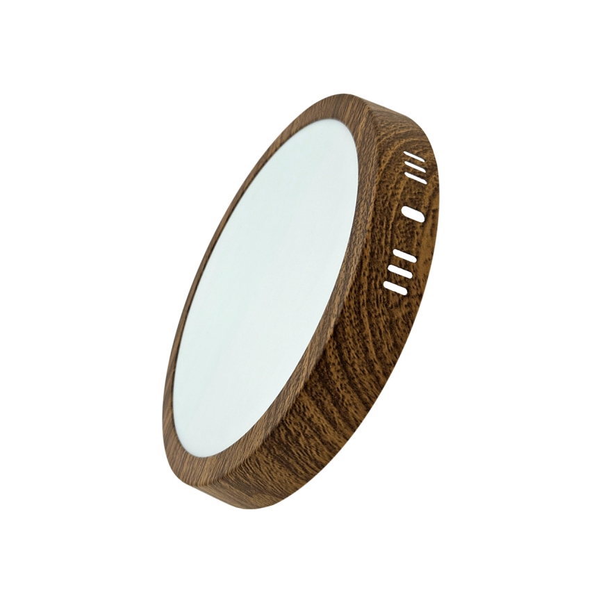 LED Mennyezeti lámpa RING LED/18W/230V 4200K átm. 21 cm barna