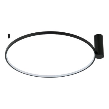 LED mennyezeti lámpa RING S 34W/230V 3000/4000/6000K, átmérő 60 cm, fekete