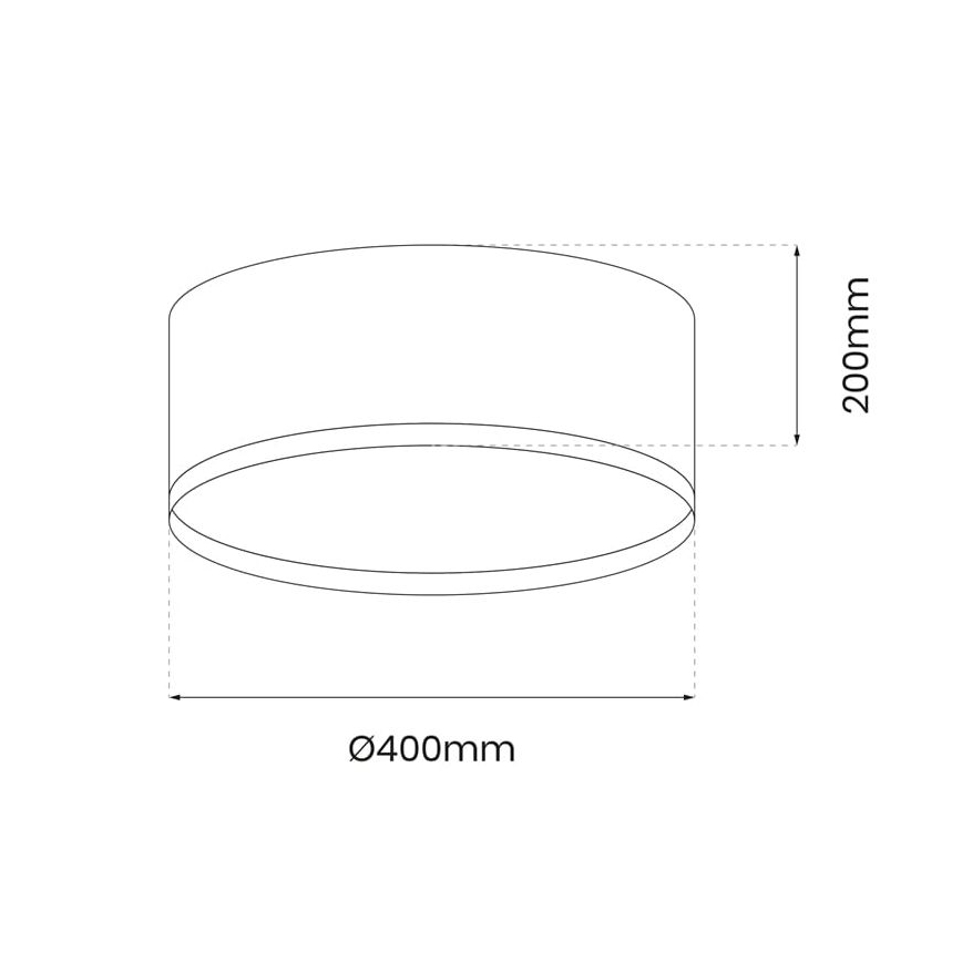 LED Mennyezeti lámpa RONDO LED/18W/230V fekete