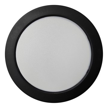 LED Mennyezeti lámpa ROUND LED/18W/230V 4000K átm. 21,7 cm fekete