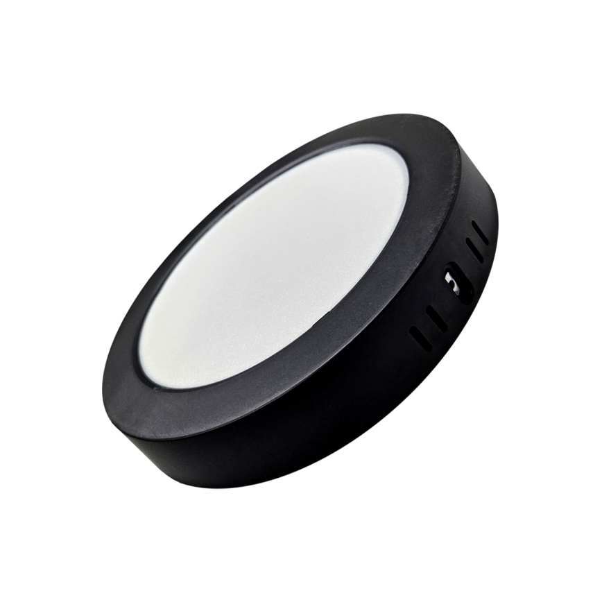 LED Mennyezeti lámpa ROUND LED/18W/230V 4000K átm. 21,7 cm fekete